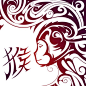 [编号204]中国春节传统图案2016猴年灯笼图案福矢量素材EPS-淘宝网