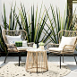 Latigo 3-pc. Rattan Patio Chat Set - Threshold : Target: 