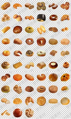 小圆甜蛋糕小圆甜饼圆面包png格式免抠元素透明底图片设计素材-淘宝网