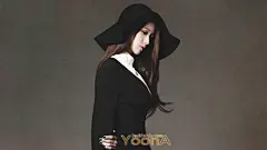 清纯美女允儿黑色诱惑写真壁纸图桌面壁纸2