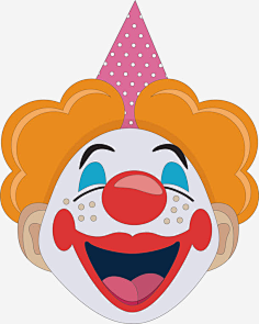 卡通小丑矢量图_新图网 https://ixintu.