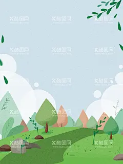 唯美小清新            - 源文件下载【酷图网】唯美小清新,传统春天,立春,田野森林,绿色风景,插画背景,唯美森林,可爱卡通,动物手绘,插画邮票,设计海报,森林花草,森系女孩,节气野外,仙境插画,海报背景