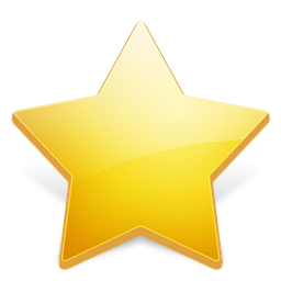 黄色的五角星图标 iconpng.com...