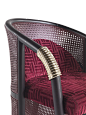 Upholstered velvet chair with armrests HAMAR by ETRO Home Interiors_4