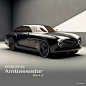 Photo shared by DesignMidjourney on January 29, 2023 tagging @psythagorean. May be an image of car and text that says 'HINDUSTAN Ambassador MarhX PSYTGRN'.