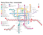 北京地铁运营线路矢量图 ---免费素材下载 www.3lsc.com 三联素材网