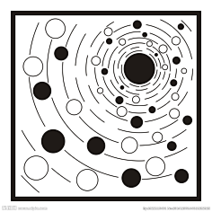 平面构成-花瓣网|陪你做生活的设计师 | 黑白线描