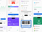 金融财务理财管理费用跟踪股票app ui界面设计fig源文件模板-向日葵资源站