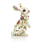 Sunny Floral Bunny Figurine