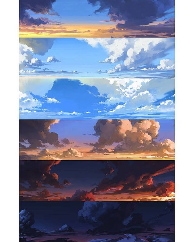 学点绘画小技巧

绘画中不同时间的云画法...