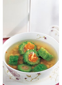[苦瓜酿肉汤]来自贝太厨房网页版作者：贝...