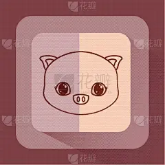 可爱,动物,绘画插图,贺卡,可爱的,宠物,明信片,自然,肖像