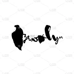 文字,干的,布鲁克林,极简构图,壁纸刷,轮廓,创造力,纽约,绘制,设计