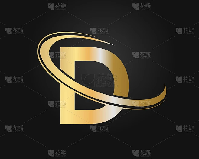 首字母D标志设计向量。D标志设计素材-花瓣网
