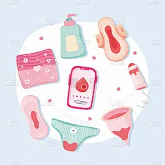 八个月经期图标