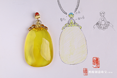 XiB4ct8p采集到蜜蜡吊坠