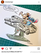 安利一个迪士尼动画工作室的故事板画师（分镜师），叫Brian Kesinger，也给漫威漫画供图。经常在Instagram上直播画同人，特别棒。 ​​​​