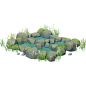 Landform/Field : Field is a Furnishing Subcategory in the category Landform. Fields are used for Gardening. There are 3 Furnishings: