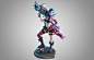 Sonya - Blizzard inspired 3D character, DragonFly Studio : Sonya - one of the characters of Heroes of the Storm