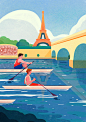 ILLUSTRATION  Drawing  editorial magazine artwork concept art Character design  cartoon texture cover