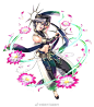 #火焰之纹章英雄# 外网素材解析：
舞蹈祭奥莉薇、舞蹈祭阿兹尔。 ​​​​