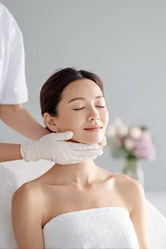 面部专业美容职业人物形象