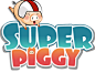 英文游戏logo Super Piggy-Gameui.cn游戏设计圈聚集地