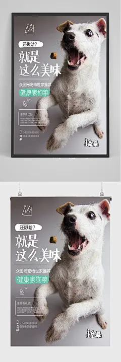 精品宠物狗粮海报设计