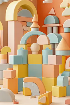 经典积木互动型玩具