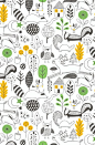 Country Life wallpaper design by Nancy Wolff | Loboloup