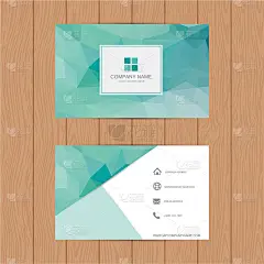 名片模板上的木纹