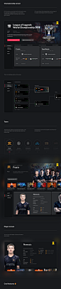 eSports TV App Concept : eSports TV app conceptWe at BraveGeeks love games and esports. We often spend evenings with our friends and colleagues watching LOL and Dota championships streams. Esports is still a very young industry. It is still unusual to fin