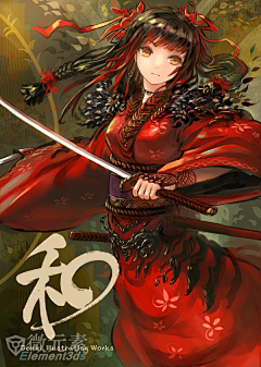 美工（镜妖花主）采集到美少女