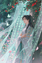 月夜啸声AI试验-绿衣美男