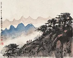 傅抱石先生山水画欣赏 - 许维书画 - 许维书画工作室