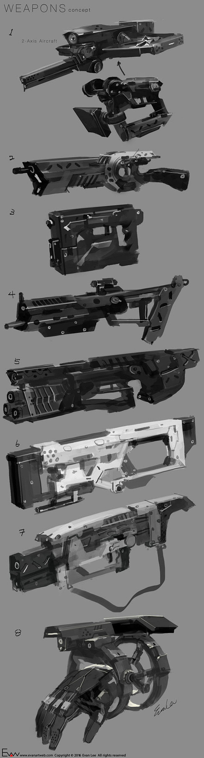 Evan lee weapons