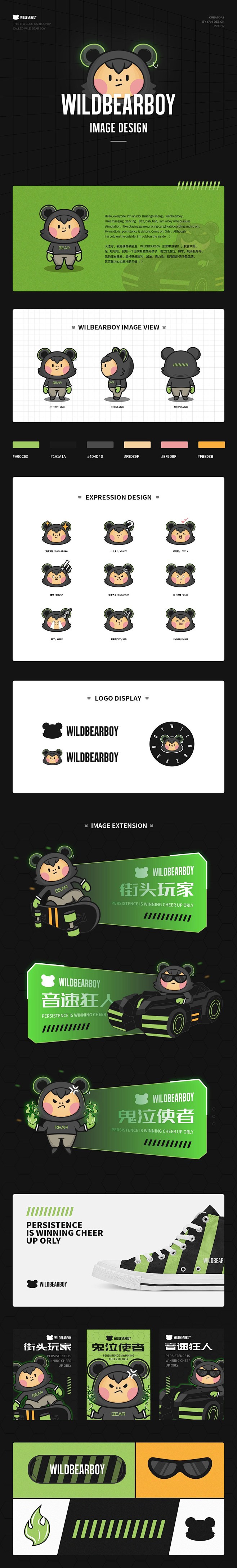 【 WILDBEARBOY 】IP形象设...