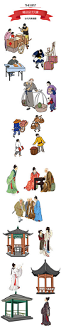 古代人物风俗插图