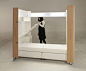 Kenchikukagu03（1）
日本公司Atelier  OPA在2010年专为小型空间设计了这组名为「Kenchikukagu」的一套家具，这一系列作品包括了折叠卧床、折叠办公桌和移动厨房。它们在不使用时可以折叠成简洁优雅且极省空间的「柜子」，而需要时，就能拉伸或展开成固然小巧、但却一应齐备的功能空间。#创意家居# #卧室#