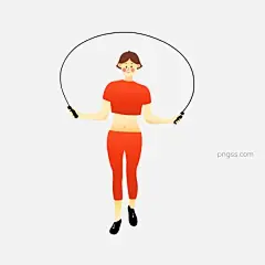 春季运动健身跳绳女孩插图下载图片大小2000x2000px 图片尺寸276.03 KB 来自PNG搜索网 pngss.com 免费免扣png素材下载！psd插画#春季减肥#减肥#健康#健身#健身房#卡通手绘#免抠#千库网#矢量图#瘦身#体育#跳绳#