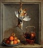 Jean-Baptiste Oudry -- Still life with fruit and game