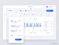 #ui设计# 简洁清爽的后台 Dashboard仪表盘进度条ui设计作品分享 ​​​​