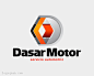 标志说明：Dasar Motor汽车服务中心商标设计欣赏。