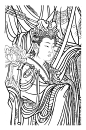 永乐宫壁画白描欣赏 ​​​