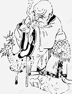 古代老人 免费下载 页面网页 平面电商 创意素材