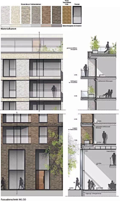 设计小萌新01采集到建筑立面