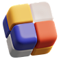 魔方 3D卡通图标