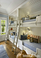 最新欧式双层床十平米儿童房装修效果家装图纸欣赏