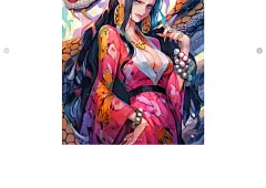 Midjourney动漫IP风格化-海贼王女帝