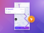 Map navigation concept mobile concept app ios uber maps navigation map design ux ui